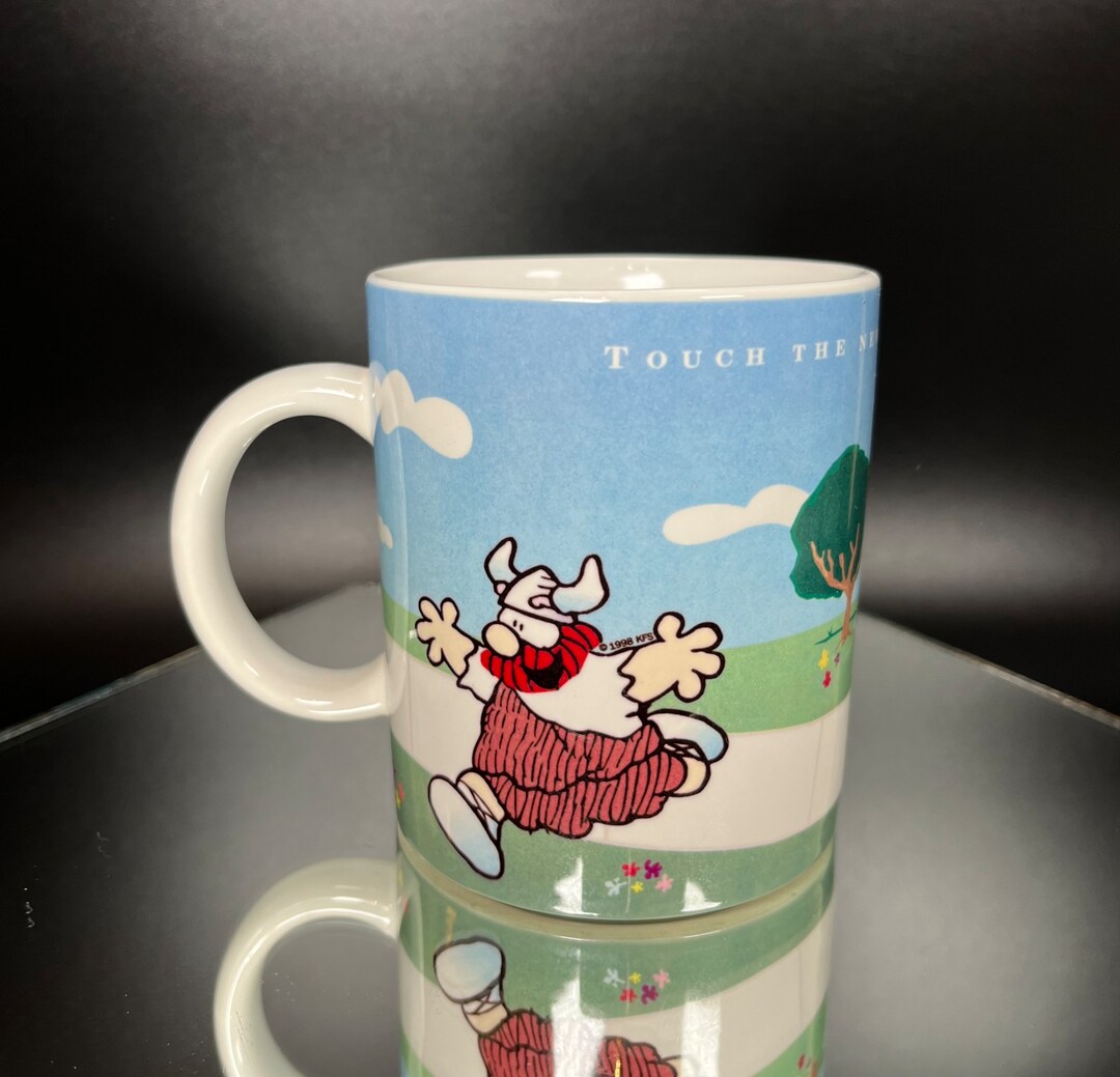 Vintage 1998 Houston Chronicle Ceramic Coffee Tea Mug Cup Hagar the