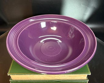 HLC Fiestaware Mulberry keramisk soppskål med stor kant 23 cm