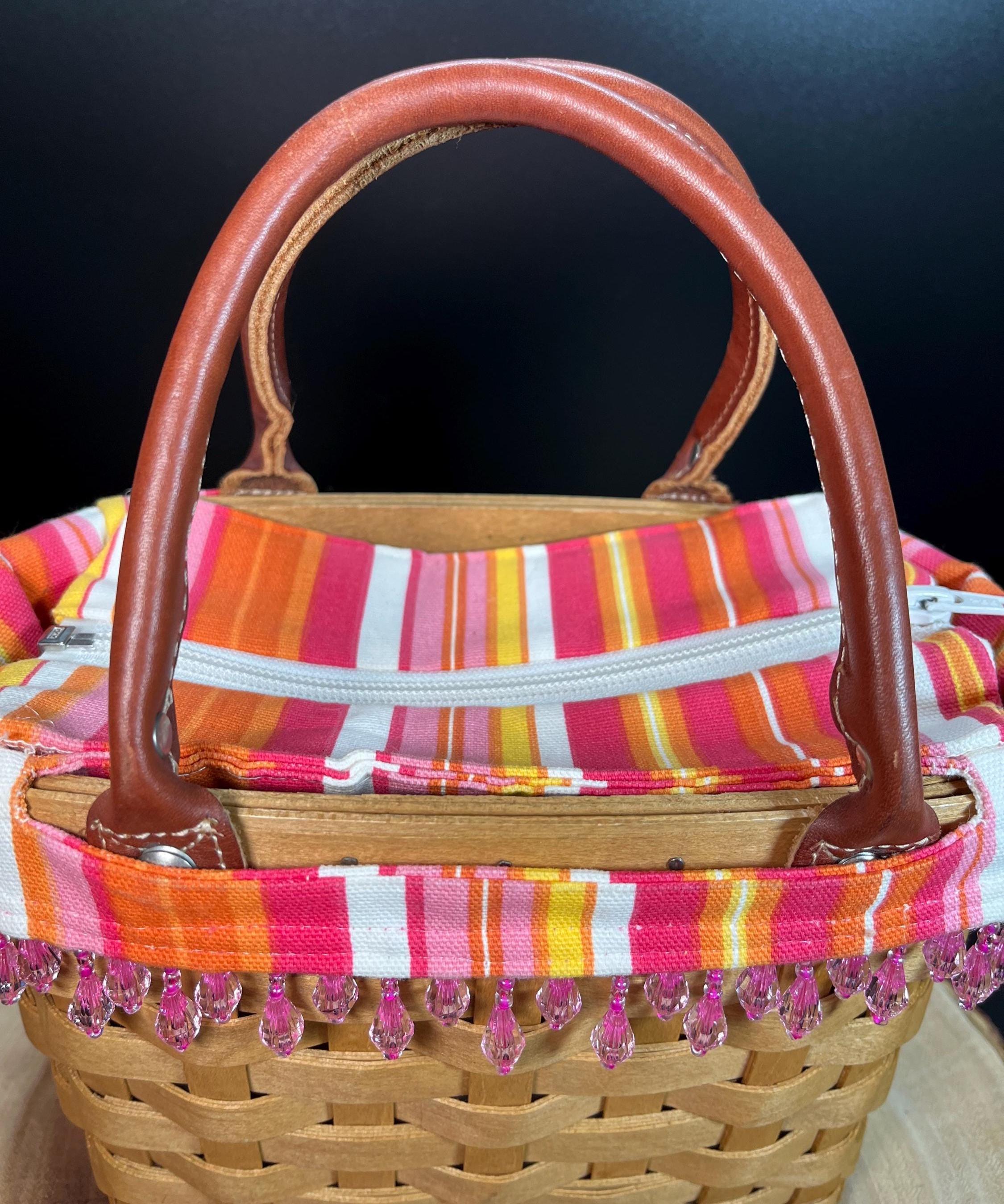 ヴィンテージ ロンガバーガー ボードウォーク バスケット パース