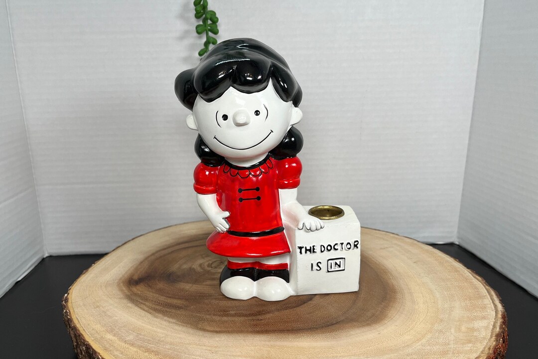 1970's Peanuts Lucy 'the Doctor is In' Taper Etsy
