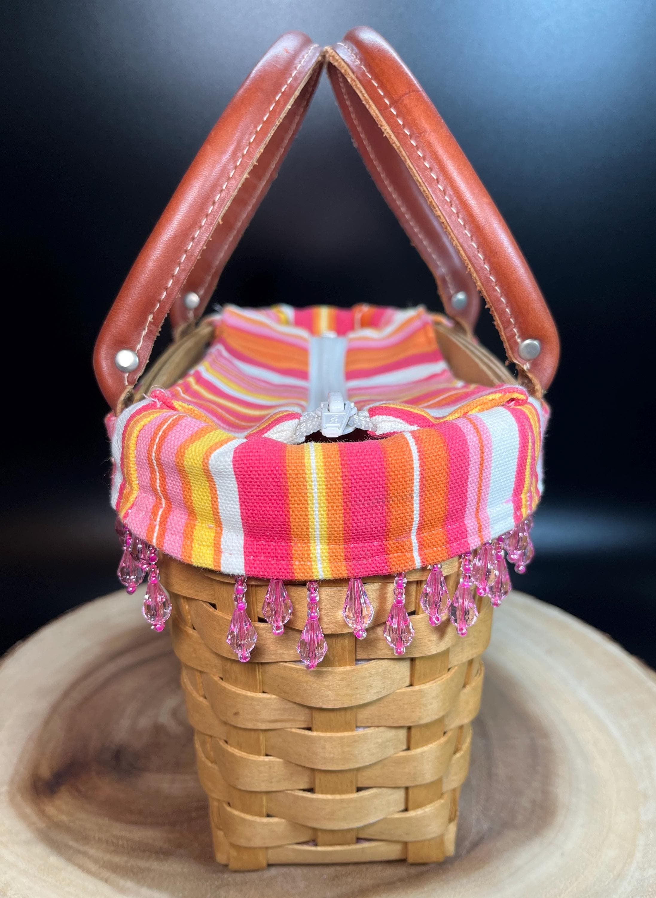 ヴィンテージ ロンガバーガー ボードウォーク バスケット パース