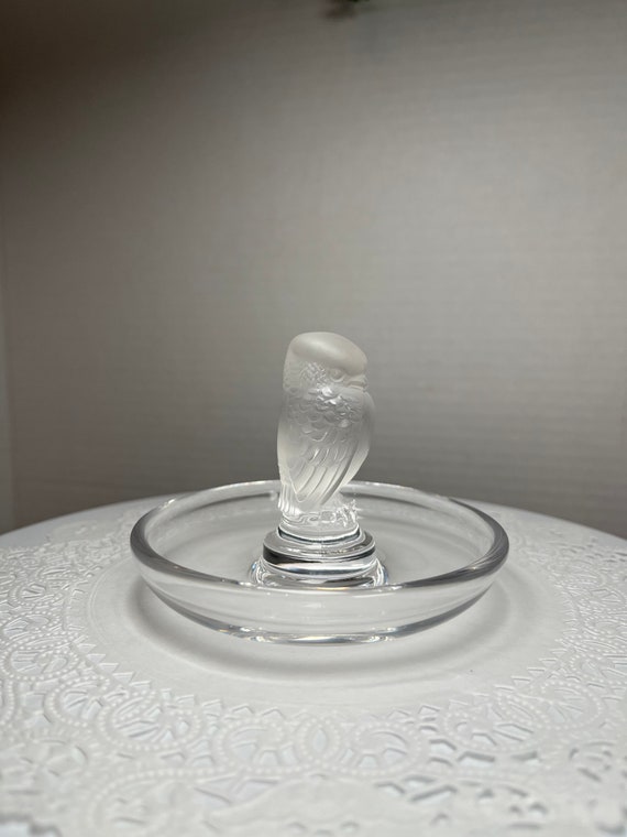 Lalique - France Rapace Bird of Prey Baby Owl Hawk