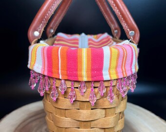 ヴィンテージ ロンガバーガー ボードウォーク バスケット パース