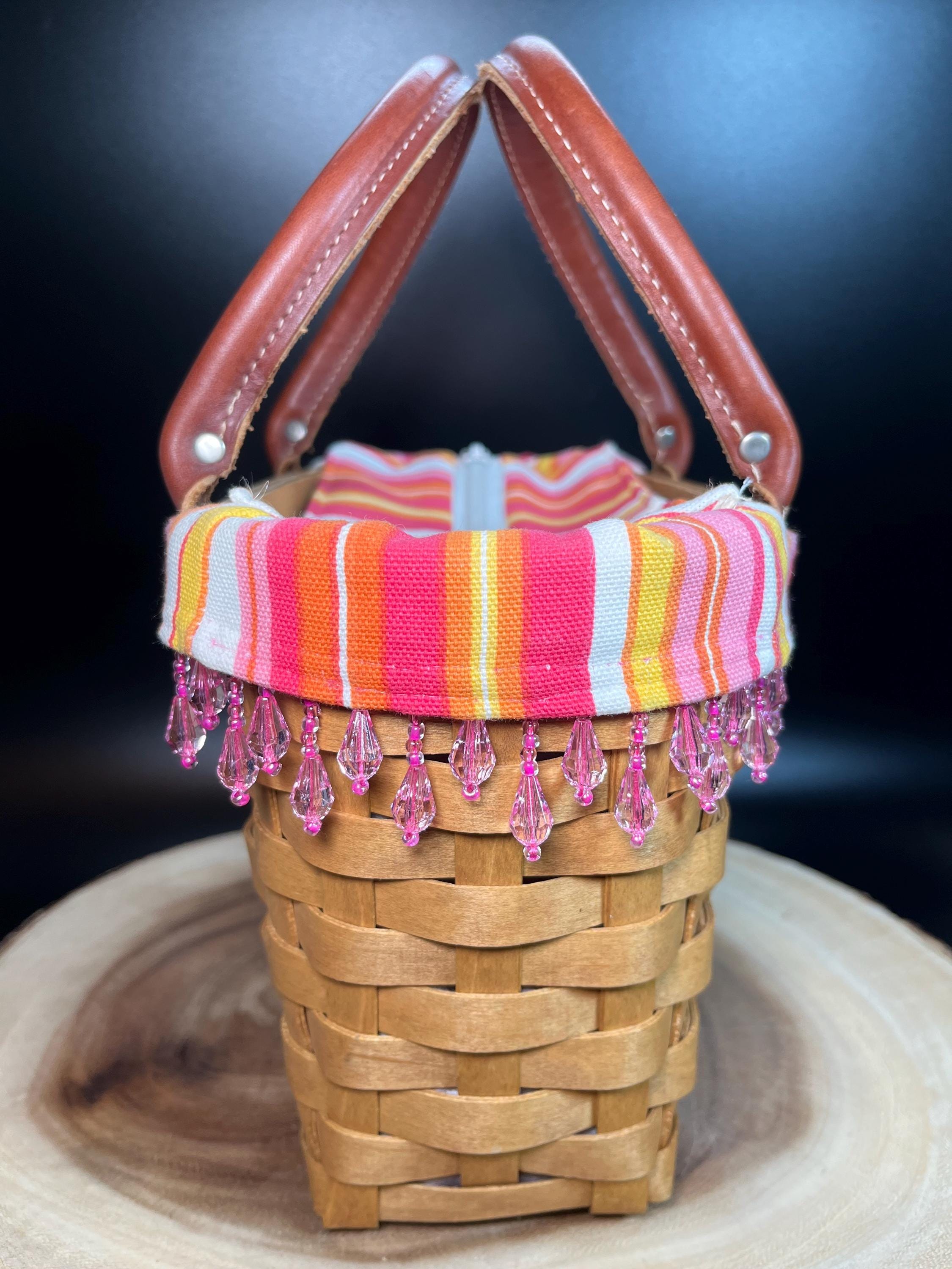 【特大サイズ】ロンガバーガー　バスケット ロンガバーガー / Longaberger バスケット 蓋つきかご 中古