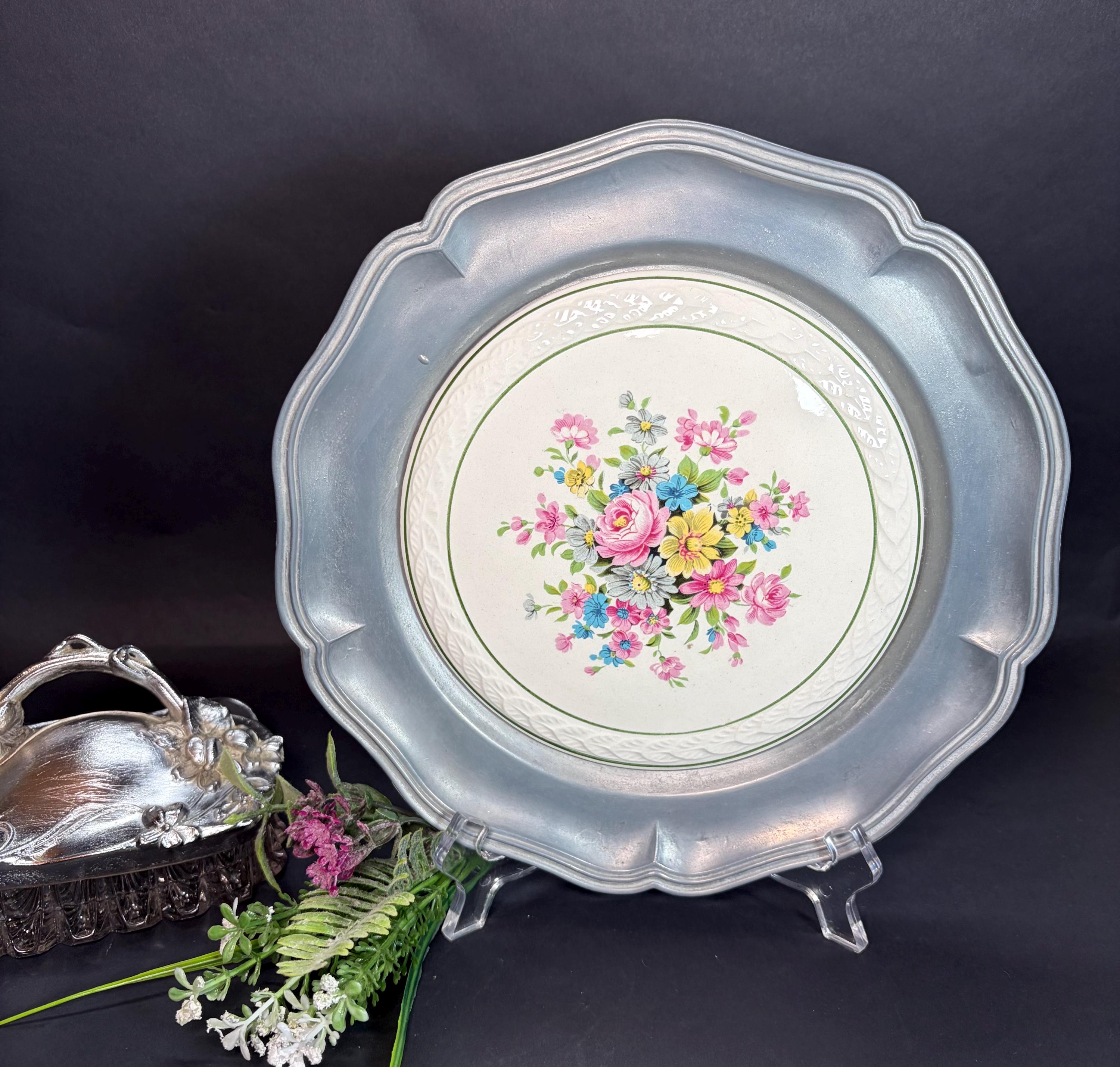 German Pewter Plates - Etsy