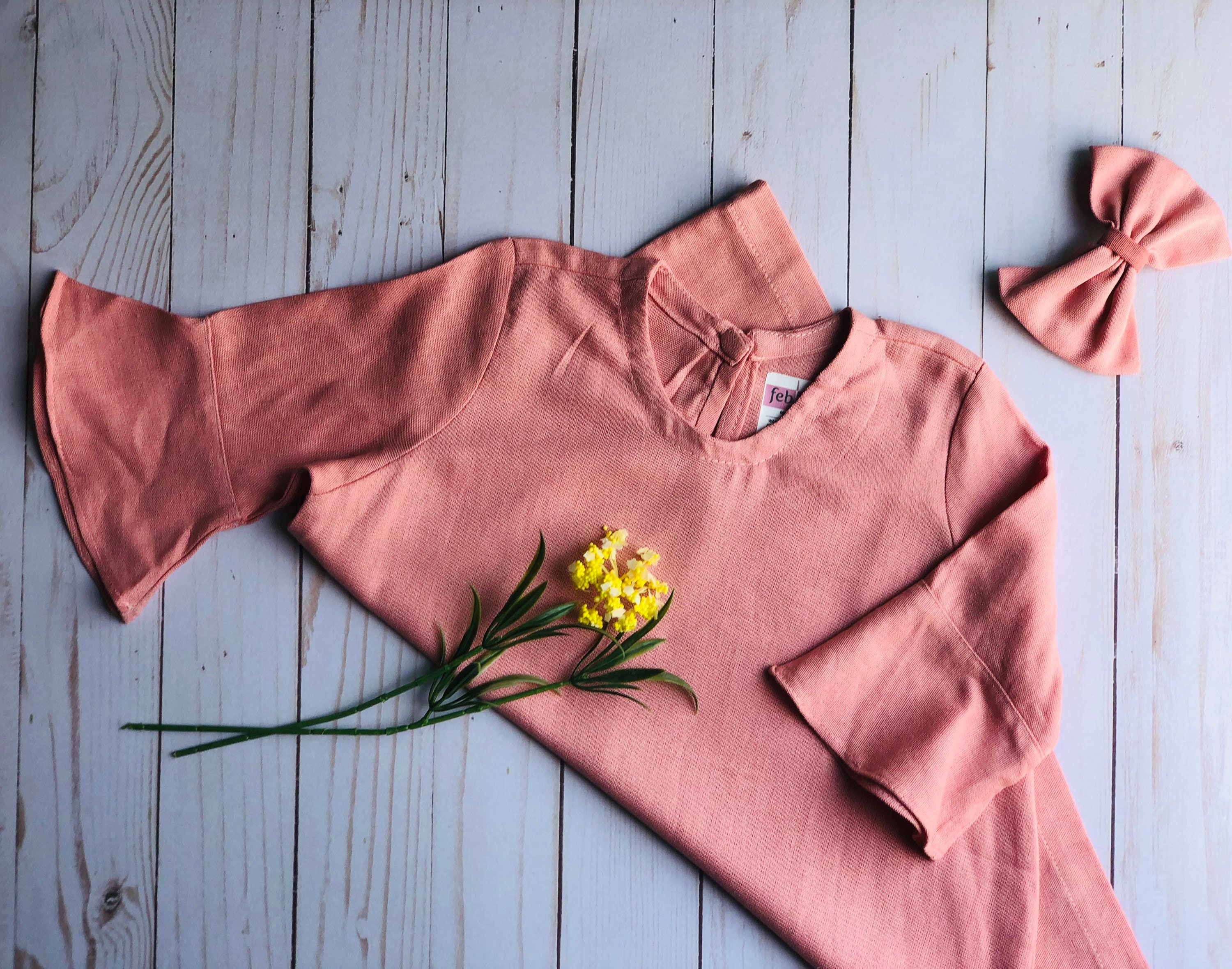 New Linen Baby Girl Clothing Fall Clothes for Photo Shoot Etsy