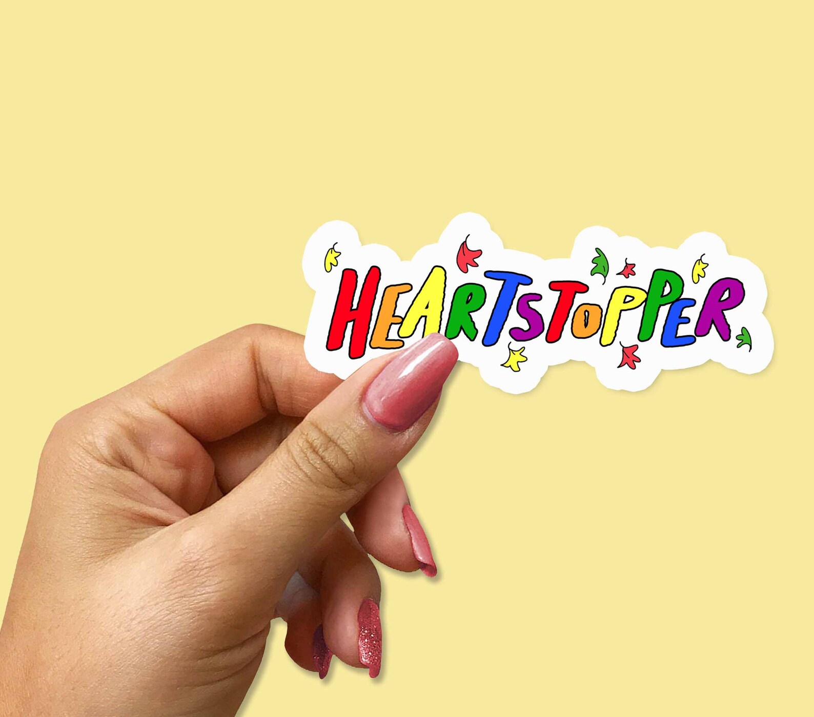 Heartstopper Sticker Heartstopper Rainbow Stickerlgbtq Etsy