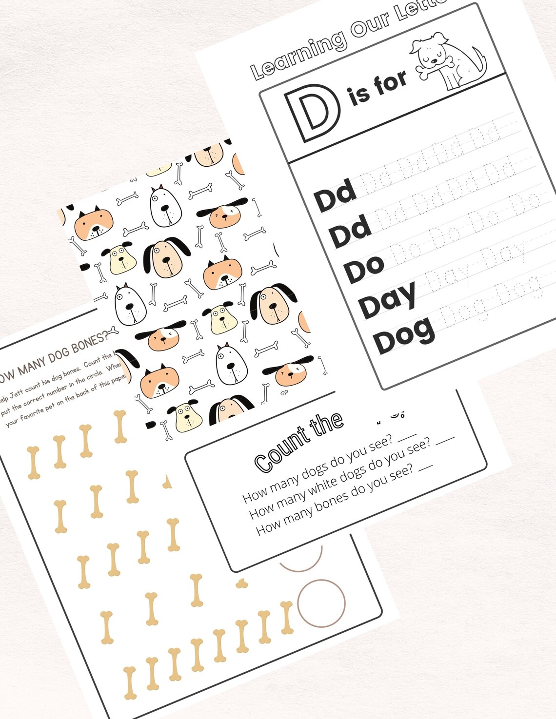 All About Dogs Worksheets and Colouring Homeschool Learn at Home ...
