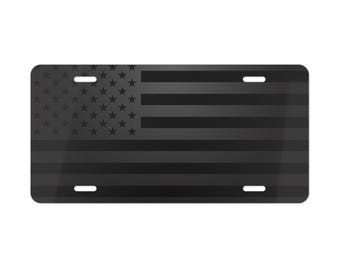 Amerikanische Flagge Nummernschild: Vaterländische Auto-Dekoration, Aluminium Waschtisch