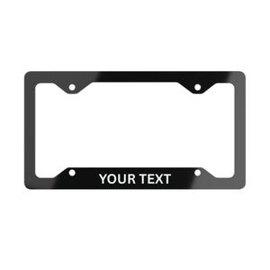 Custom Metal License Plate Frame - Personalized Car Accessories, Unique Gift for Him/Her, Custom Text, Car Decor, Special Occasions