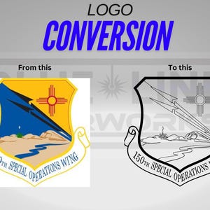 Badge & Patch to SVG Vector Conversion | Police, Fire and EMS Logo Redraw | Laser Engraving File