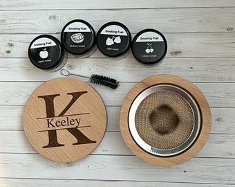 Cocktail Smoker Set - whiskey smoker, personalized cocktail, smoked Burbon