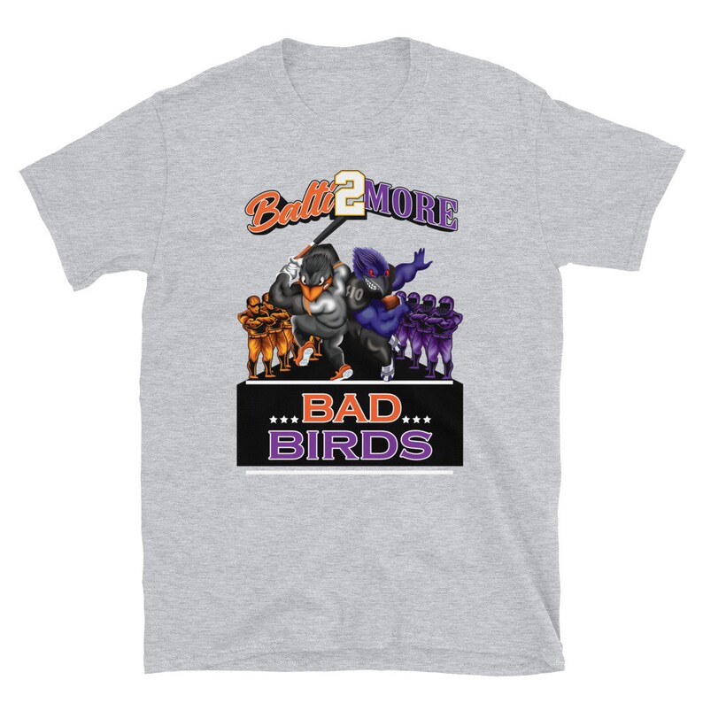 Baltimore Bad Birds ShortSleeve Unisex TShirt Etsy