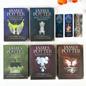 James Potter Series Hardcover Book Wizarding School Fantasy Special Edition Bookshelf Gift Set