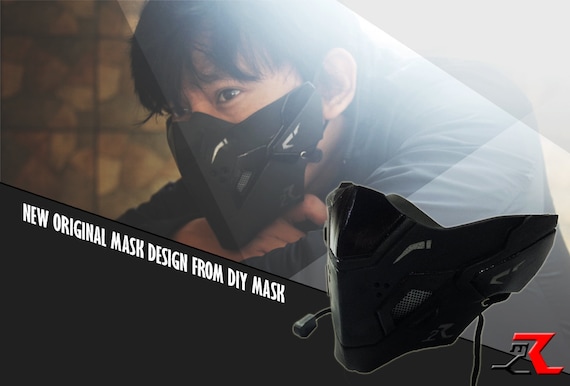 Foam Mask Cover Do it Yourself. Easy Template mask. Complete tutorial