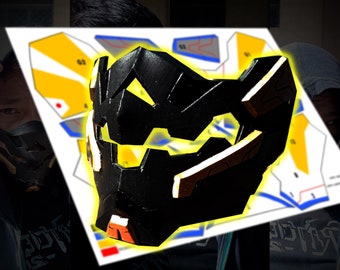 Eva Foam Ghost Mask Template: DIY Halloween Mask (Digital Download)