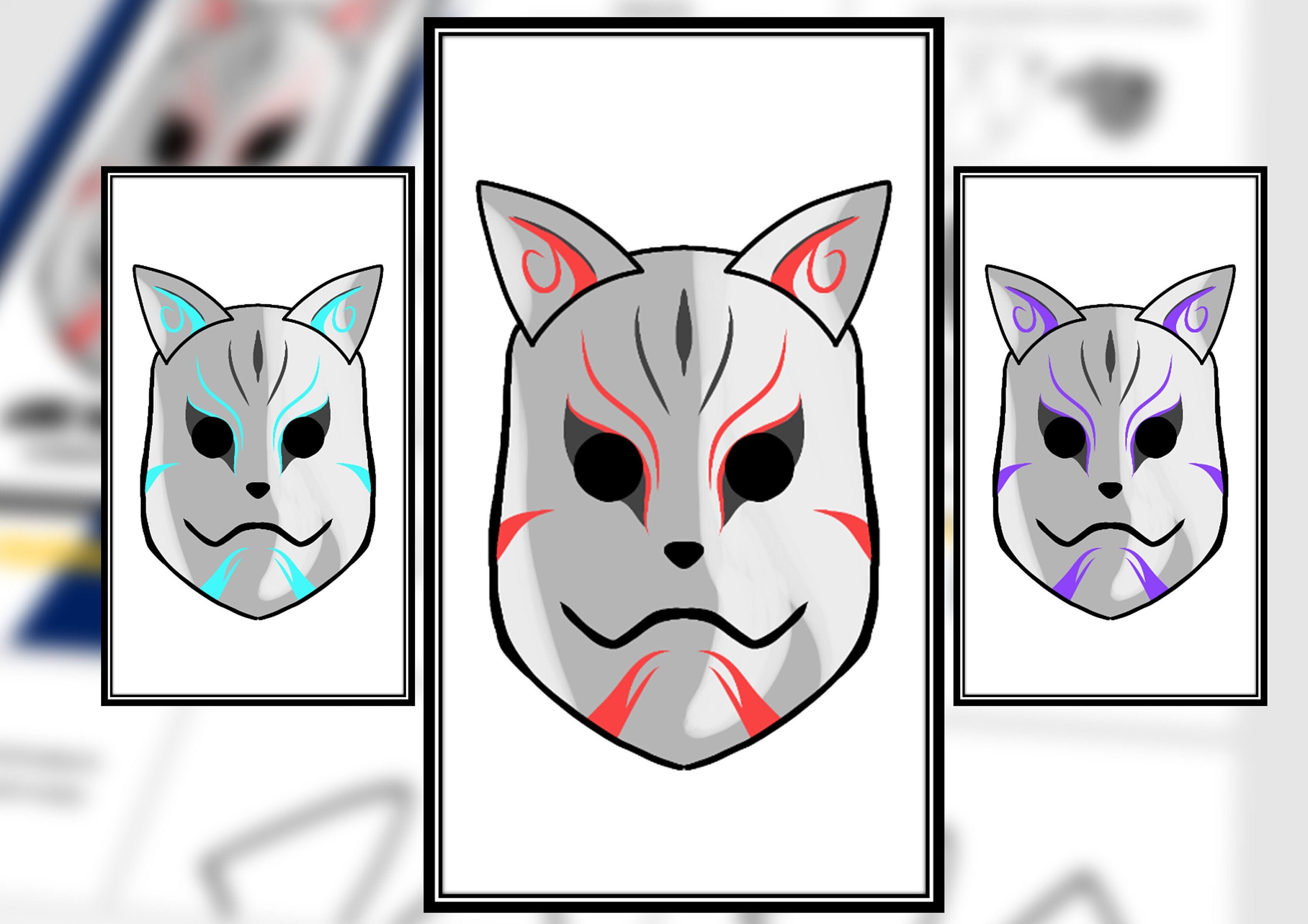 Anbu Foam Mask Template Etsy