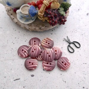 15mm Pink Buttons Etsy