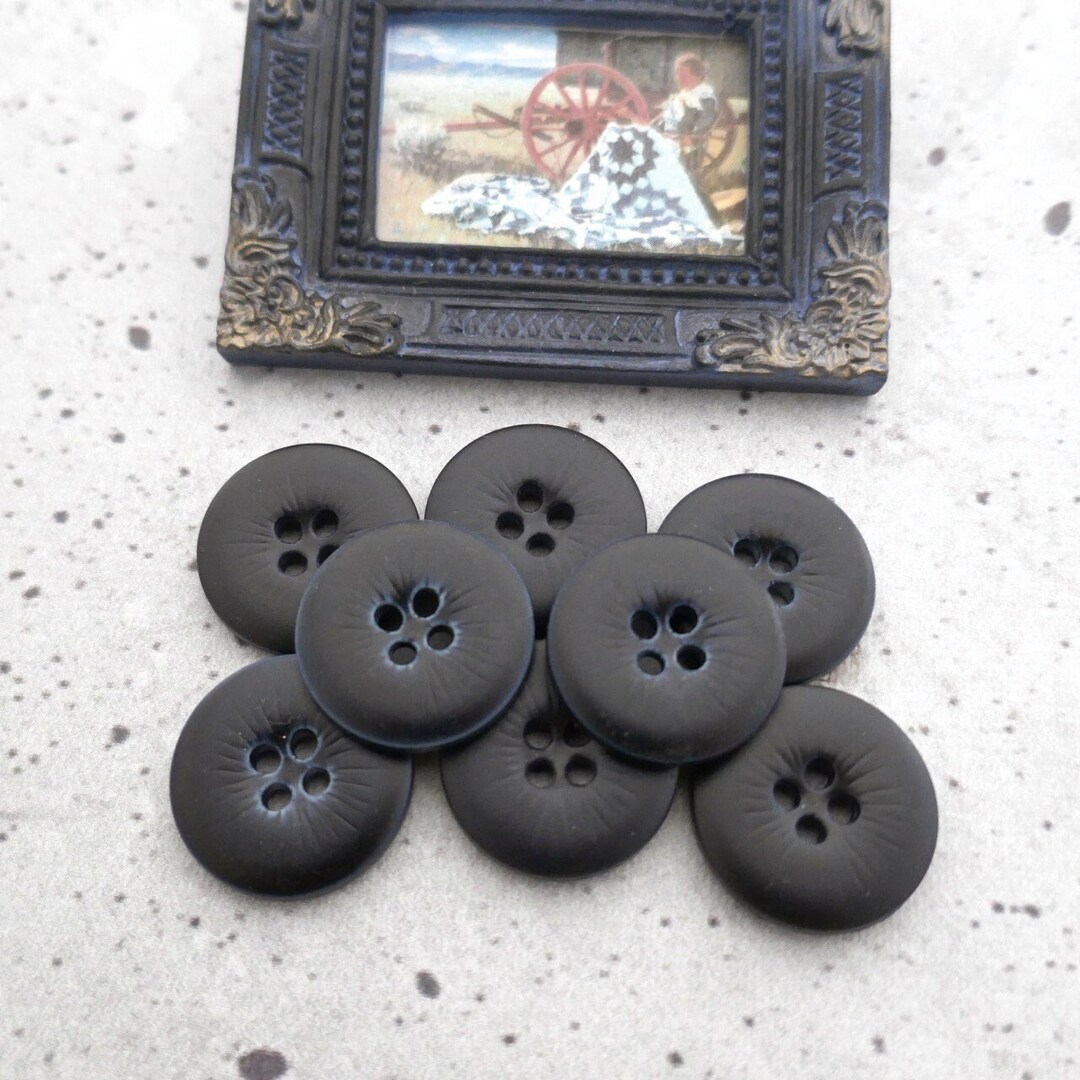 Dimpled Blue Buttons, 20mm .78 Inch- CHOOSE Two-tone Floral, One-tone ...