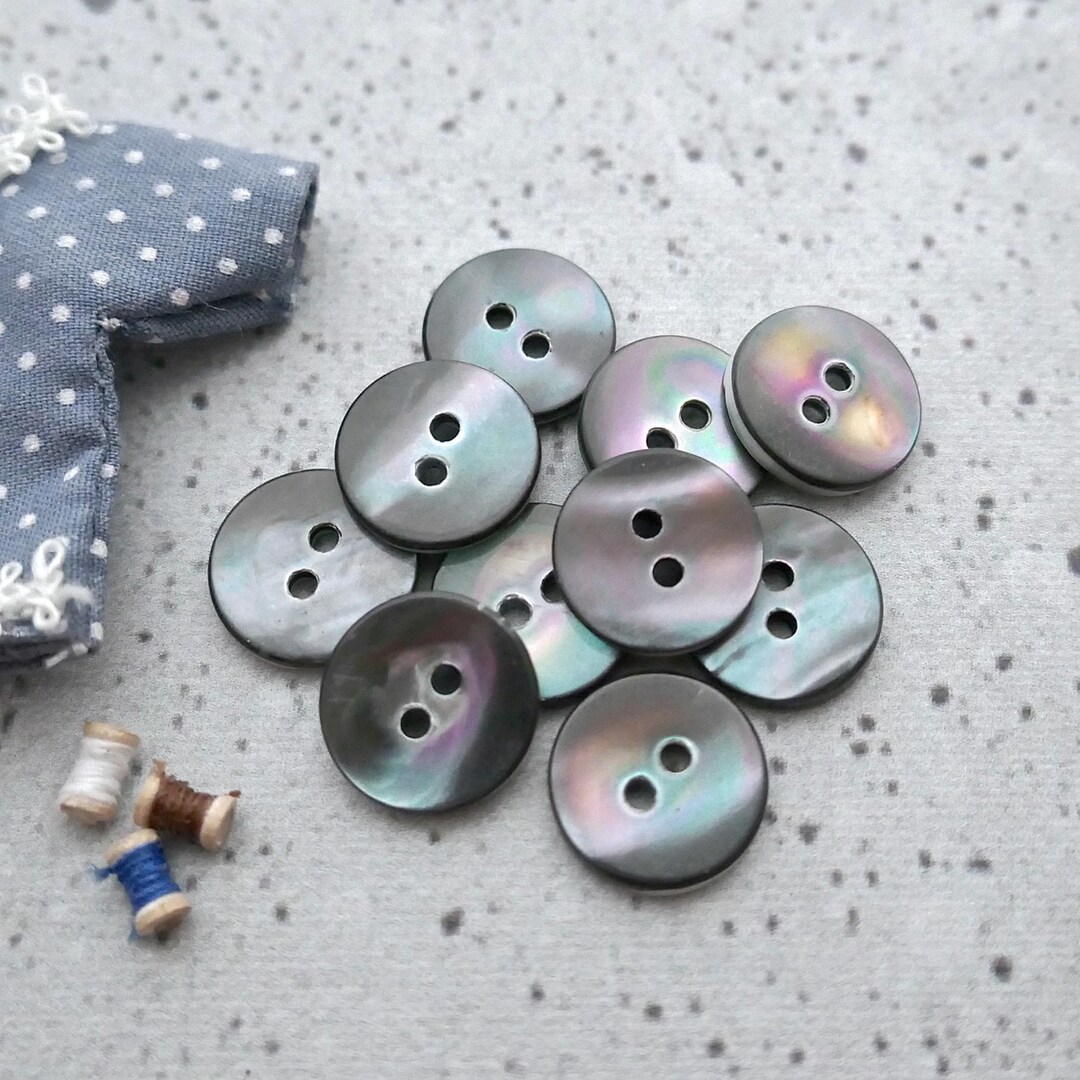 Turquoise Shell Buttons Turban Snail Shell Buttons - CHOOSE ≈13mm 1/2 In., 17mm .67