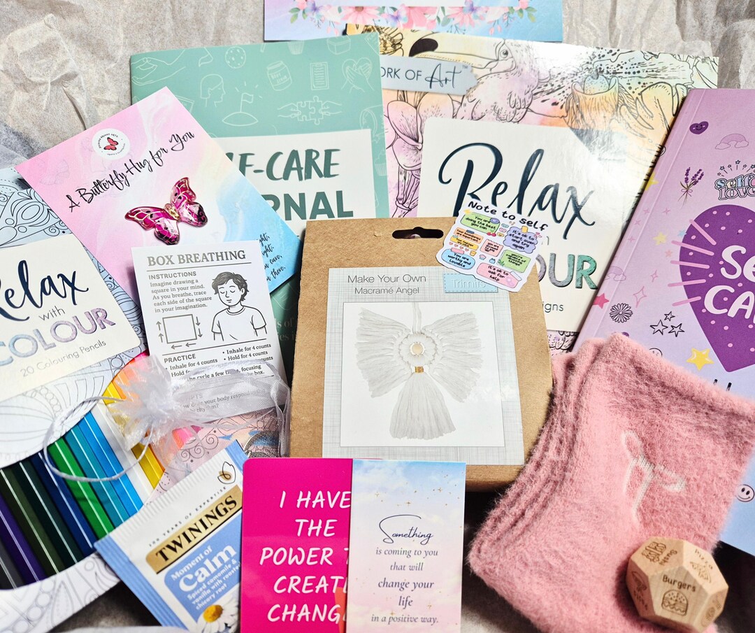 Self Care Craft Box | Self Care Gift Sets | Wellbeing Box | Mindfulness ...