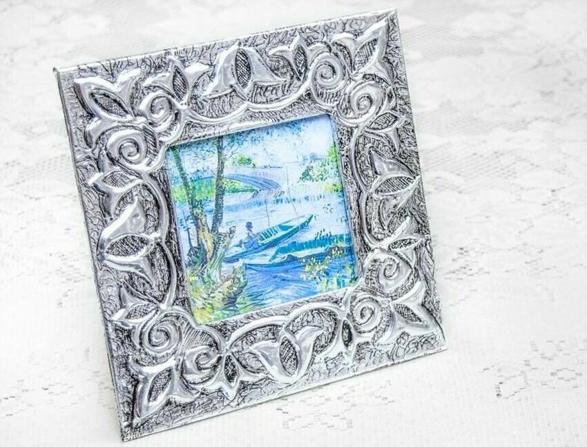 Metal Embossing Kit - Picture Frame Kit | Metal Embossing Craft Kits ...