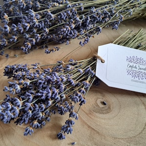 Dried Lavender Stems | Naturally Dried Lavender Stems | Dried English Lavender Stems | Lavender For Soap Making, Candle Making and Craft