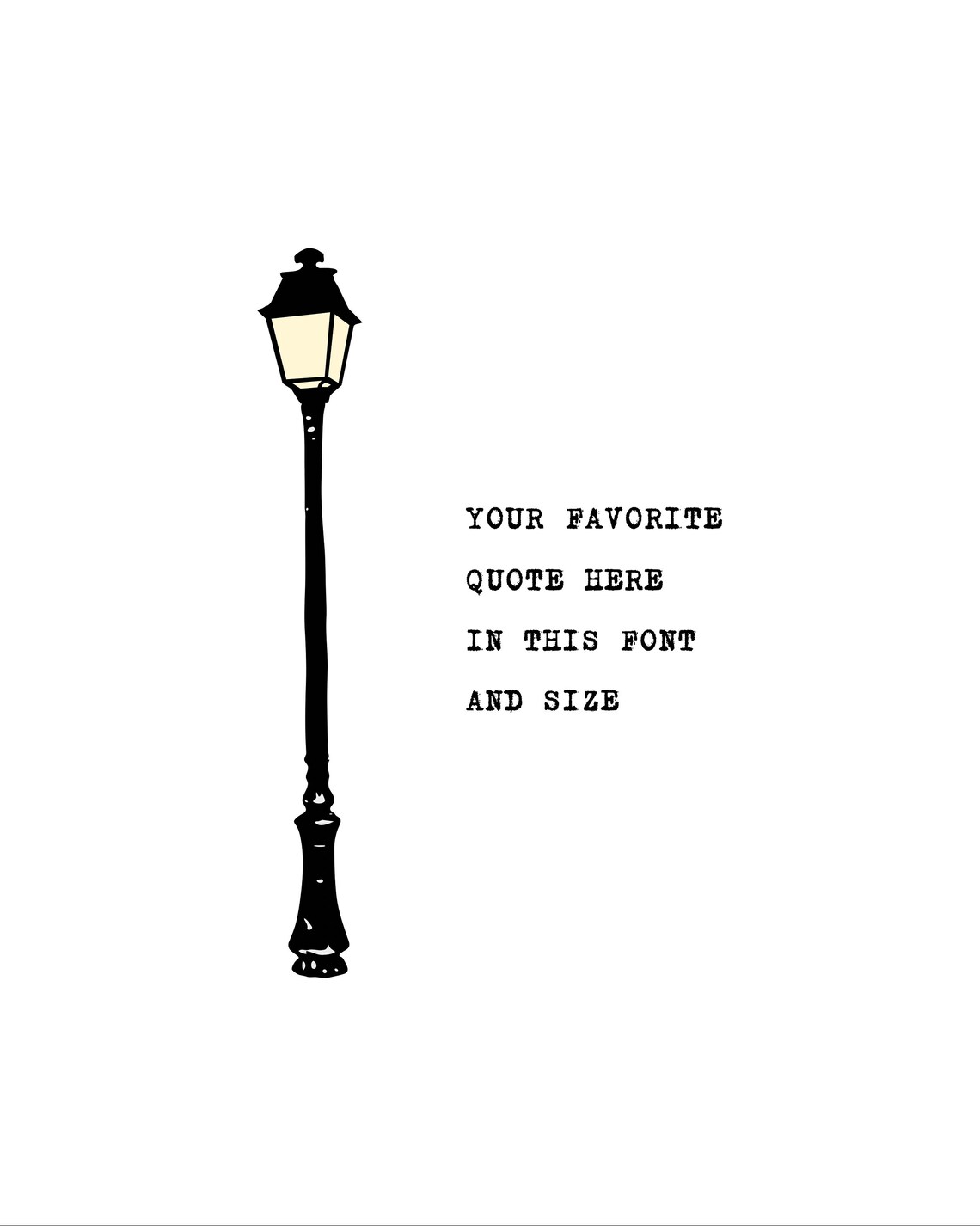 Personalized Narnia Quote Wall Art, Personalized Literary Quote Wall ...