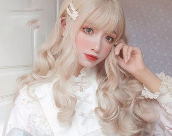 blonde wig etsy