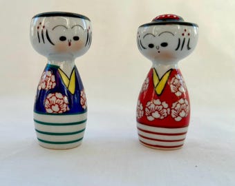 夫婦こけし有名作家 工芸品