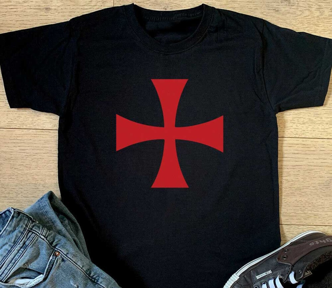 Knights Templar T-shirt Mens Medieval Gift Top Boys Birthday | Etsy