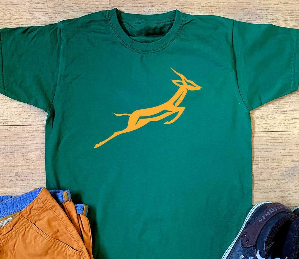 Springbok Logo Tshirt Mens South Africa Rugby Top Boys Etsy UK