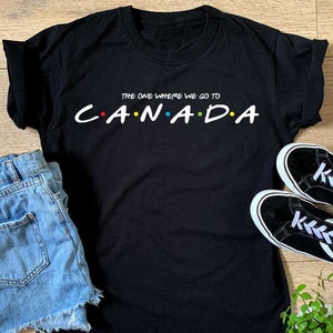 Camiseta para viagem ao Canadá: Aquela em que vamos para o Canadá - Blusa feminina de férias