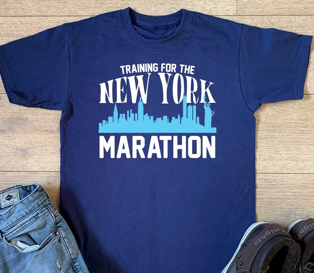 Training for the New York Marathon Tshirt Mens Running Etsy UK
