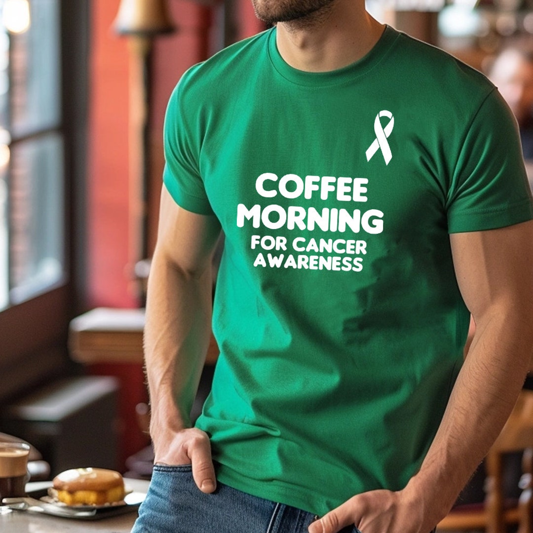 T-Shirt Coffee Morning For Cancer Awareness Welten Spende