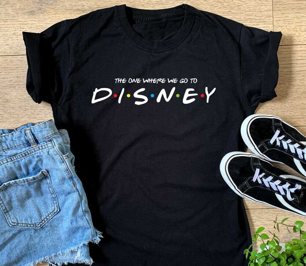 Ladies The One Where We Go To Disney T Shirt Womens Girls Etsy