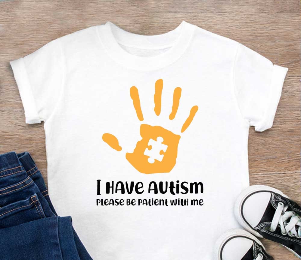 Kids I Have Autism Please Be Patient T-shirt Boys Girls | Etsy