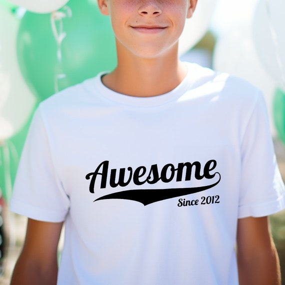 Awesome Since May 2012- Gifts 7th Birthday Dinosaur T-Shirt Awesome Since May 2012- Gifts 7th Birthday Dinosaur T-Shirt