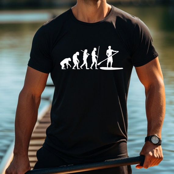 Stand Up Paddling T-Shirt Evolution Tshirt Sup Tee Gift Stand Up Paddling T-Shirt Evolution Tshirt Sup Tee Gift