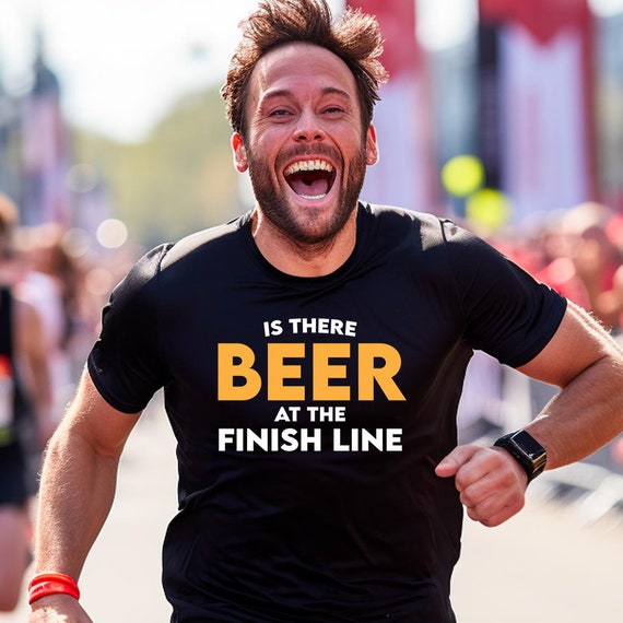 Run Like There Is Beer At The Finish Line Funny Beer T-Shirt Run Like There Is Beer At The Finish Line Funny Beer T-Shirt