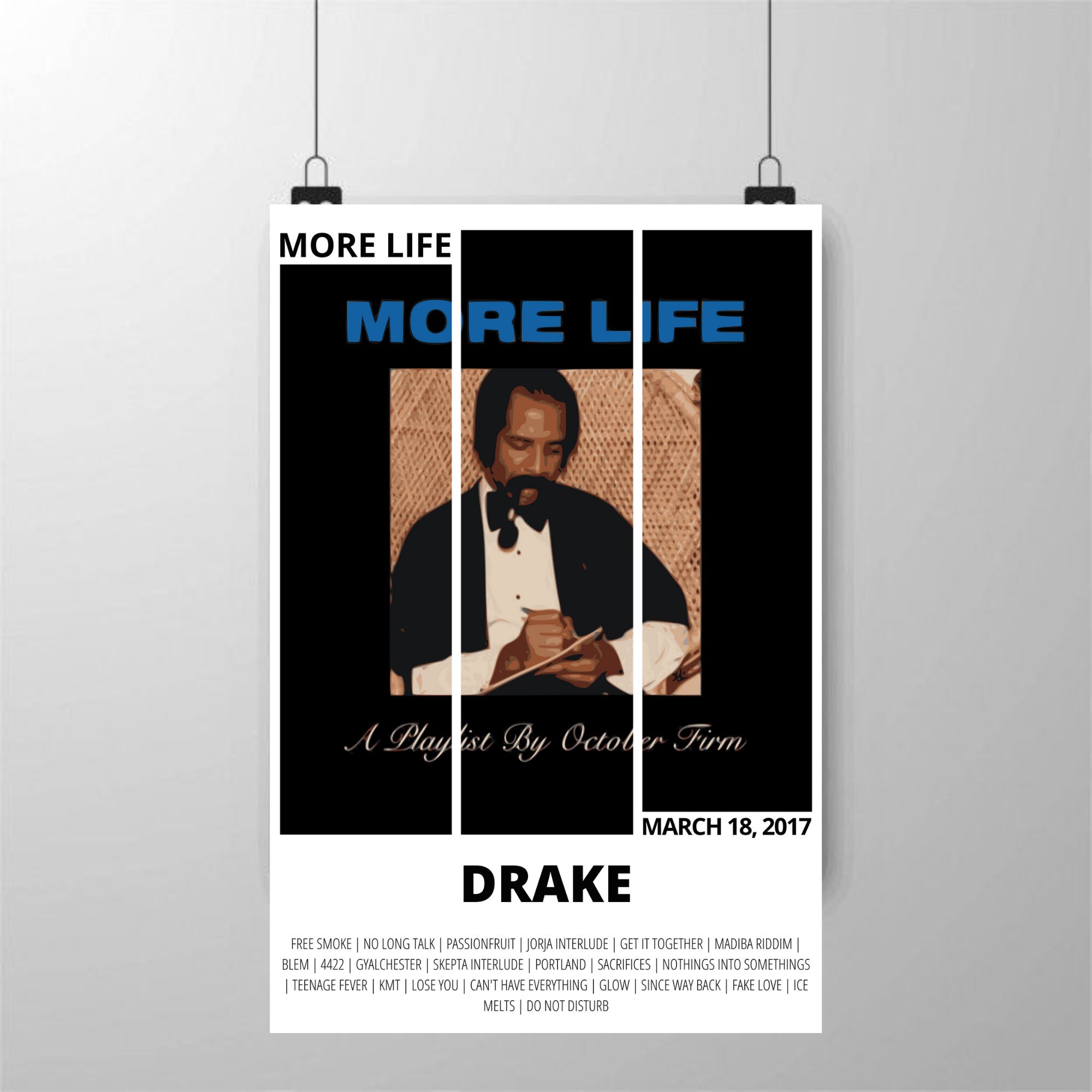 Drake Poster More Life Album Cover Album Poster Music 