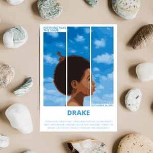 Drake 'Nothing Was The Same' Premium Album Music Poster