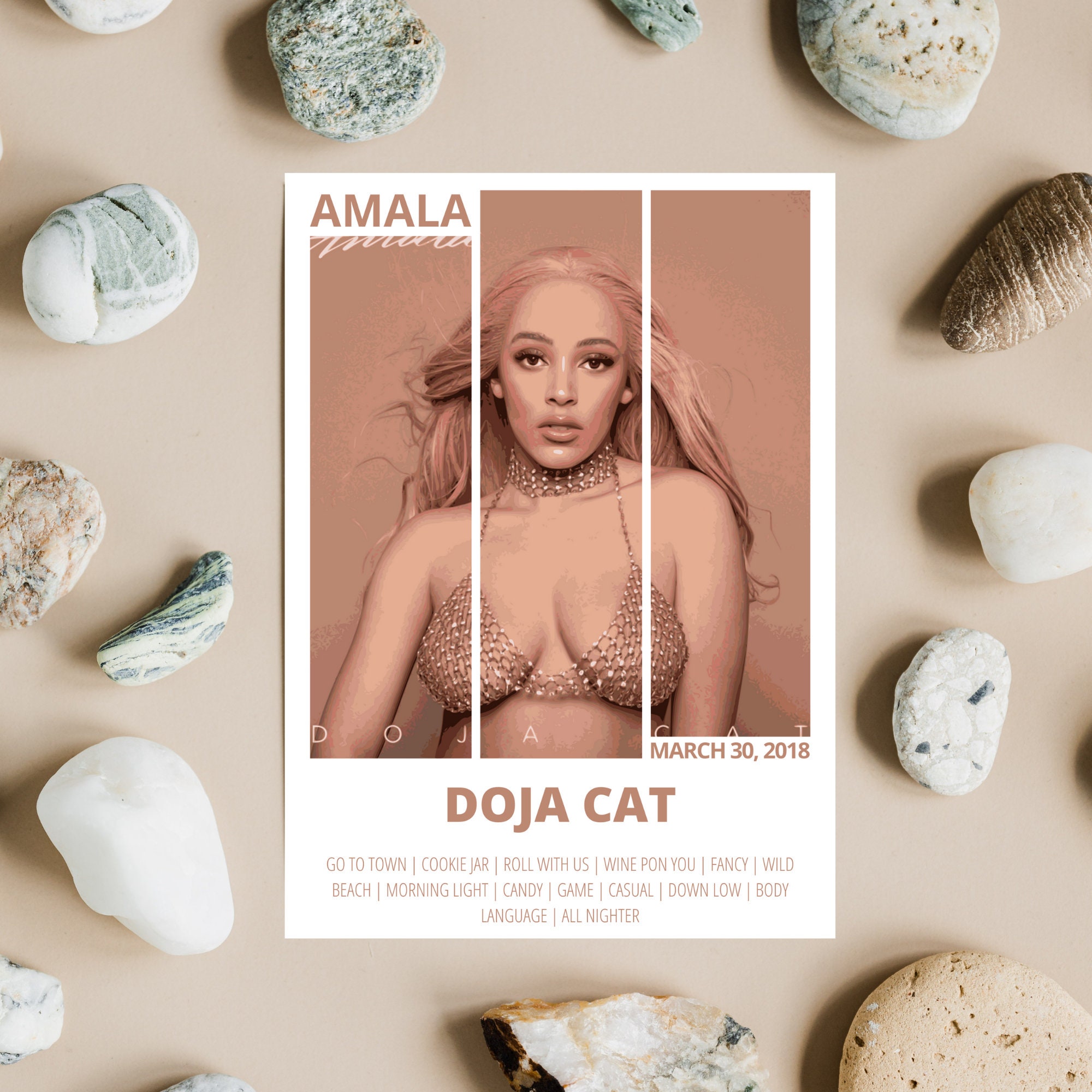 Doja Cat Scarlet album poster 003, doja cat album poster, mi - Inspire  Uplift