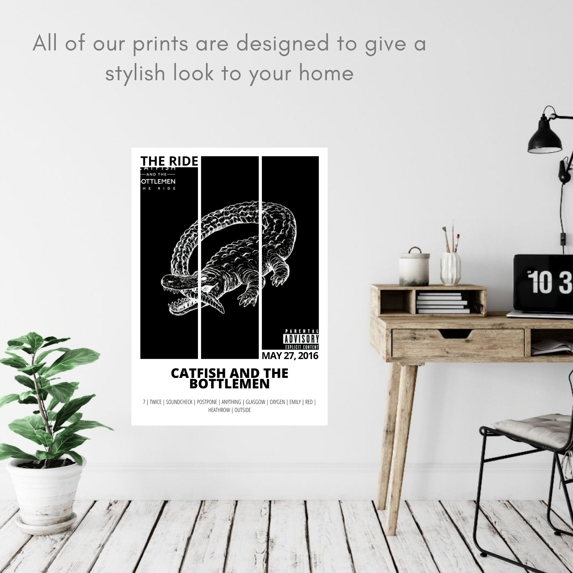 Catfish and the Bottlemen Poster the Ride Album Cover Etsy Hong Kong