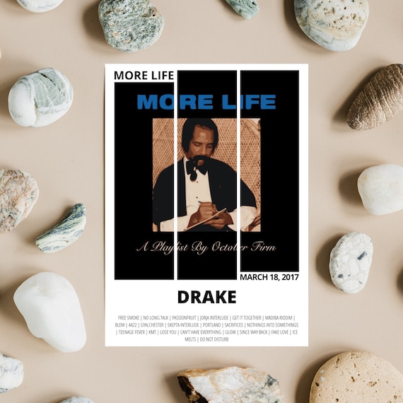 Drake Poster More Life Album Cover Album Poster Music 