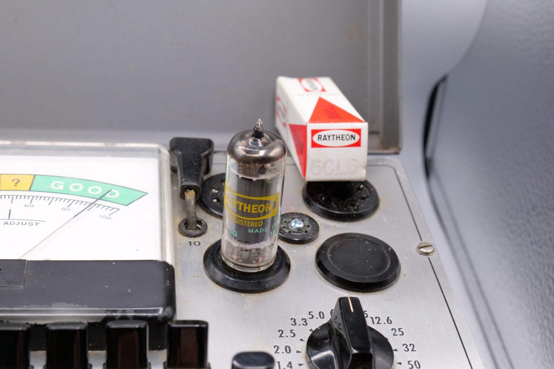 Raytheon 6cl6 Vacuum Tube Electronic Tube Usa - Etsy