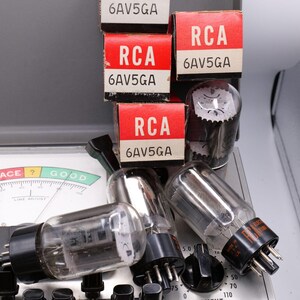 Lot Of 4 Rca 6av5ga Radiotron Vacuum Tubes W/ Boxes Tested