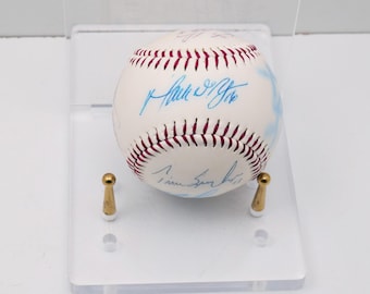 Multi-signed Baseball W/ Unidentified Autographs, Macgregor Official League