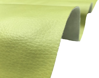 Pistachio Grained Faux Leather Leatherette Fabric Heavy Duty Texture Waterproof Upholstery Material