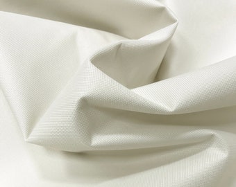 White Waterproof Fabric Heavy Duty Thick Canvas Material D600 20oz Outdoor Cover 150cm Wide